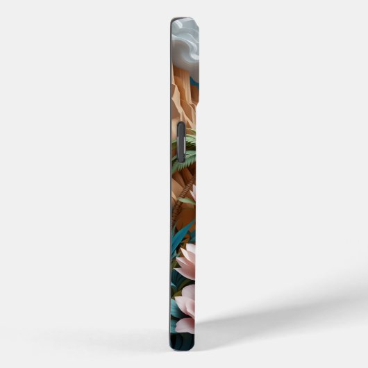 Tropische Bloom River iPhone / iPad hoesje (Achterkant / Rechts)