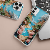 Tropische Bloom River iPhone / iPad hoesje