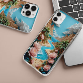 Tropische Bloom River iPhone / iPad hoesje