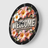 Tropische Bloom Welkom Klok (Hoek)