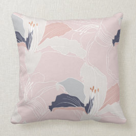Tropische Blush Large Floral Cushion Kussen