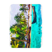 Tropische Bocas del Toro Panama Magneet (Verticaal)