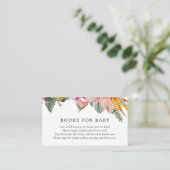 Tropische boeken voor Baby-behuizing Informatiekaartje (Staand voorkant)