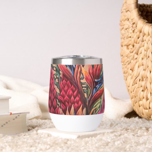 Tropische boeket tumbler (Woonkamer (Gedraaid) )