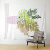 Tropische boeket. wandkleed (In Situ (horizontaal))