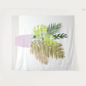 Tropische boeket. wandkleed (Voorkant (horizontaal))