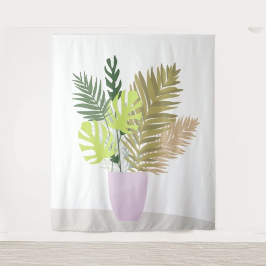 Tropische boeket. wandkleed (Voorkant)