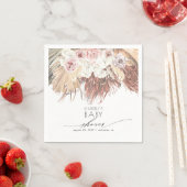 Tropische Boho Baby Shower/ Bruiloft Servet (Insitu)