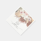 Tropische Boho Baby Shower/ Bruiloftfeest Servet (Hoek)