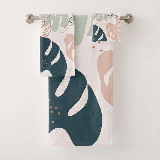 Tropische Boho Chic Bad Handdoek (Insitu)