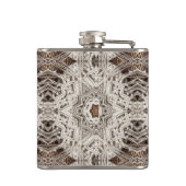 tropische boho chic tribal macrame heupfles (Achterkant)