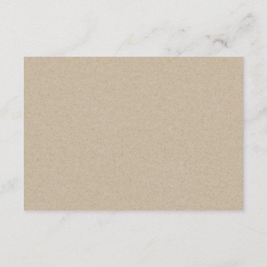 Tropische Boho Coconuts Orchids Palm Wedding RSVP Informatiekaartje (Achterkant)