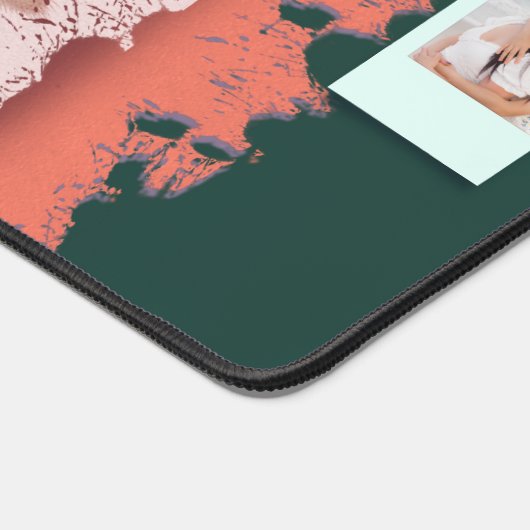 Tropische Boho Vibrant Bureaumat (Hoek)