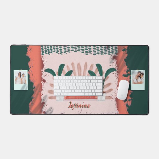 Tropische Boho Vibrant Bureaumat (Keyboard & Muis)