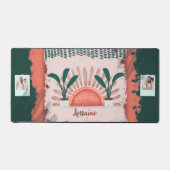 Tropische Boho Vibrant Bureaumat (Voorkant)