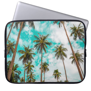 Tropische bomen laptop sleeve