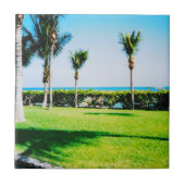 Tropische bomen Tile Tegeltje (Voorkant)