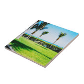 Tropische bomen Tile Tegeltje (Zijkant)