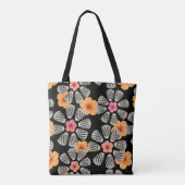 Tropische boodschappentas tote bag (Achterkant)