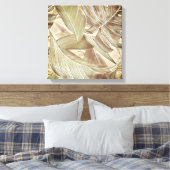 Tropische boombladeren muurkunst Canvas (Insitu (Slaapkamer))