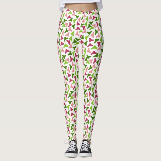Tropische Boomerang Simple Pattern-Leggings Leggings (Voorkant)