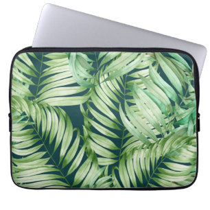 Tropische boomkunst laptop sleeve