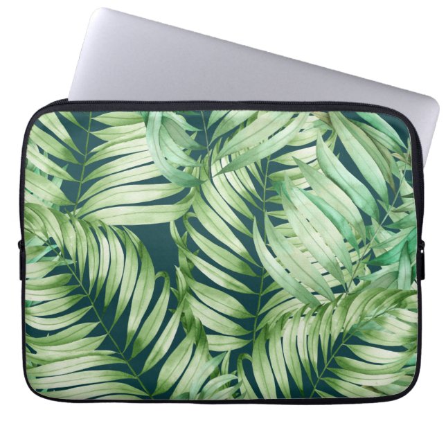 Tropische boomkunst laptop sleeve (Voorkant)