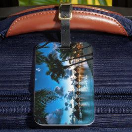 Tropische Bora Bora Bagagelabel