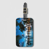 Tropische Bora Bora Bagagelabel (Voorkant (verticaal))