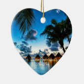 Tropische Bora Bora Keramisch Ornament (Rechts)