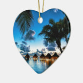 Tropische Bora Bora Keramisch Ornament (Links)