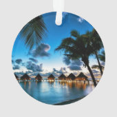 Tropische Bora Bora Ornament (achterkant)