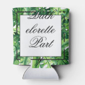 Tropische botanische bachelorette blikjeskoeler (Achterkant)