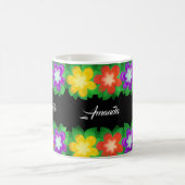 Tropische botanische bloemen koffiemok (Center)