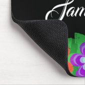 Tropische botanische bloemen muismat (Hoek)