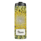 Tropische botanische cactus Foto van elke naam Thermosbeker (Voorkant)