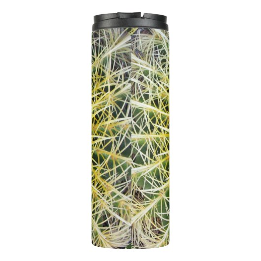 Tropische botanische cactus Foto van elke naam Thermosbeker (Achterkant)