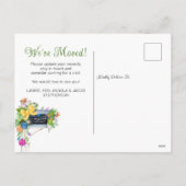 Tropische botanische feestelijke groet feestdagenkaart (Achterkant)