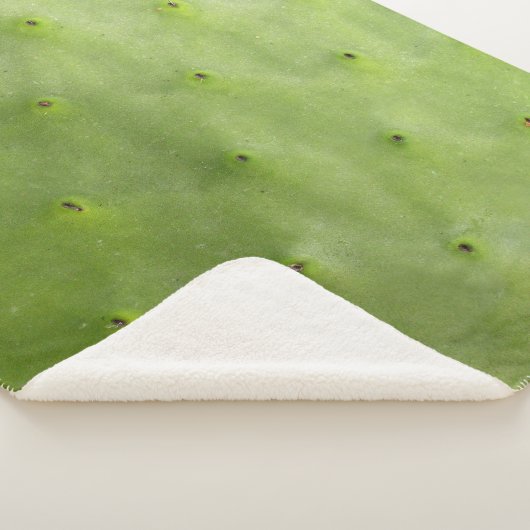 Tropische botanische groene cactus foto sherpa deken (3/4)