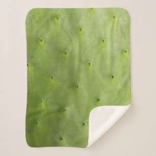 Tropische botanische groene cactus foto sherpa deken