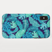 Tropische botanische Hawaïaanse blauwgroen groene  Case-Mate iPhone Case (Achterkant (horizontaal))