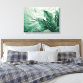 Tropische Botanische Hemel Canvas Afdruk (Insitu (Slaapkamer))