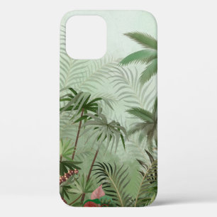 Tropische  botanische landschapsillustratie; Case-Mate iPhone case