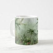 Tropische  botanische landschapsillustratie; koffiemok (Voorkant links)