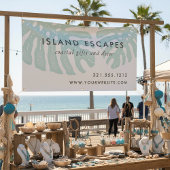 Tropische Botanische Monstera Leaf Business Spandoek