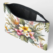 Tropische Botanische Natuur Thema Accessoire Pouch Etui (Open)