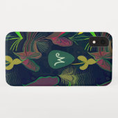 Tropische botanische Planten bloemen Case-Mate iPhone Case (Achterkant (horizontaal))