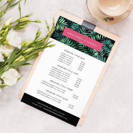 Tropische Botanische Prijzen en Diensten Flyer