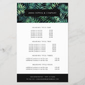 Tropische Botanische Prijzen en Diensten Flyer (Voorkant)