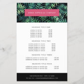 Tropische Botanische Prijzen en Diensten Flyer (Voorkant)